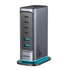 JOYROOM JR-TCM02 65W Gan Multi-port Power Station 4 USB-C and 2 USB-A (EU Plug)